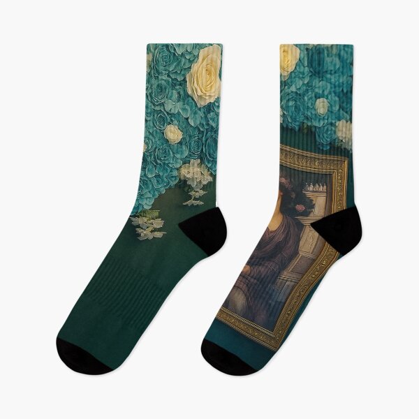 Item preview, Elegant Floral Wall with Classic Portrait designed and sold by Lolili69.