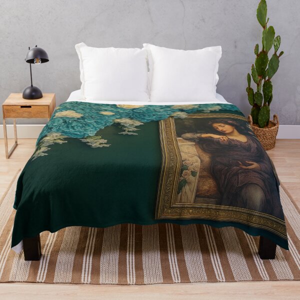 Item preview, Elegant Floral Wall with Classic Portrait designed and sold by Lolili69.