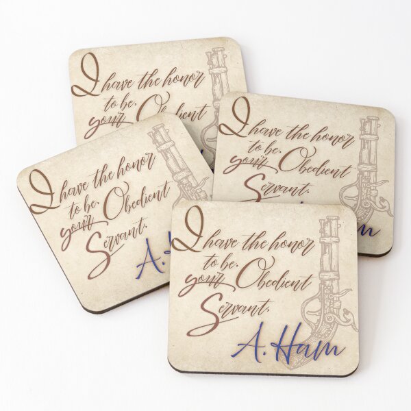 Item preview, A. Ham – "Your Obedient Servant" – Historical Aesthetic, Script Typography, Duel-Themed designed and sold by LowlaBug Designs.