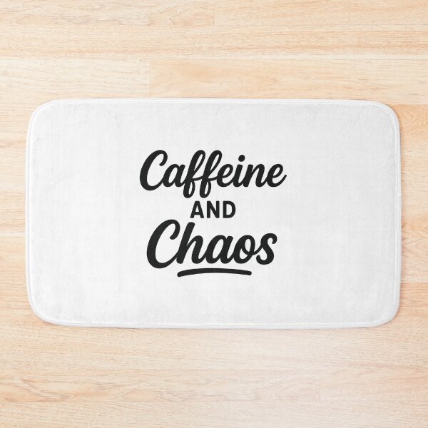 Item preview, Caffeine and Chaos | Funny Relatable Quote for Parents, Teachers & ADHD Warriors designed and sold by Frazzlehaus.