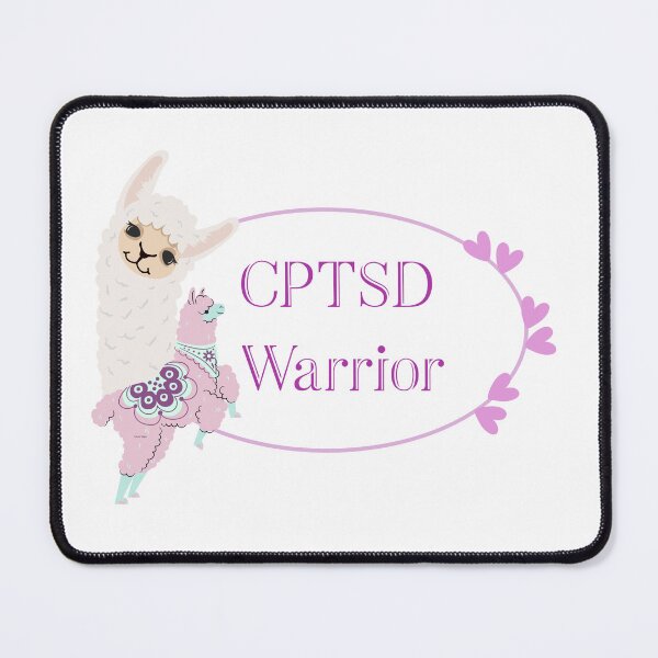 Item preview, CPTSD Warrior | Alpaca | Complex Trauma | PTSD designed and sold by The Courtesan Boutique.