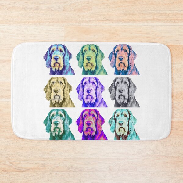 Item preview, Colorful Pop Art Otterhound Face Portrait in 9-Panel Design designed and sold by Fredster1966.