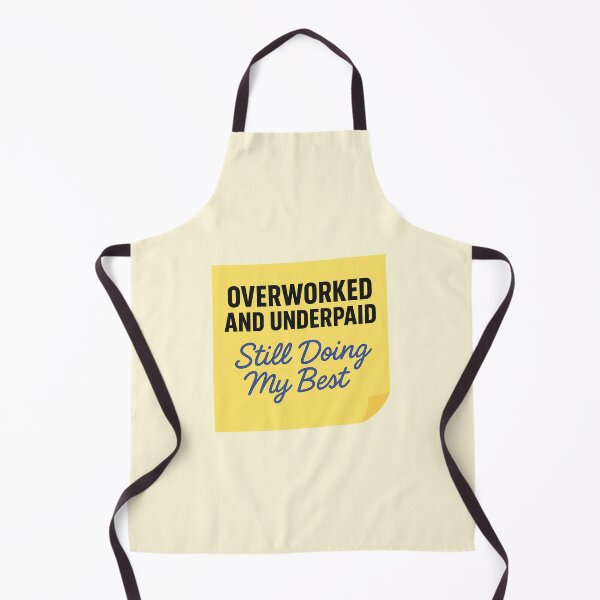 Item preview, Overworked and Underpaid – Still Doing My Best Sticker designed and sold by astersgraphics.