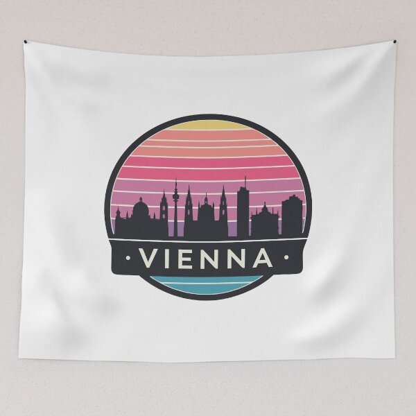 Item preview, Vienna Austria Travel Retro Emblem - Vintage Style Souvenir Design designed and sold by Timegraf.