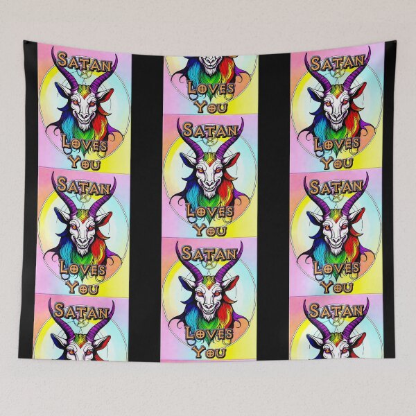 Item preview, Satan Loves You designed and sold by anunusualwoman.