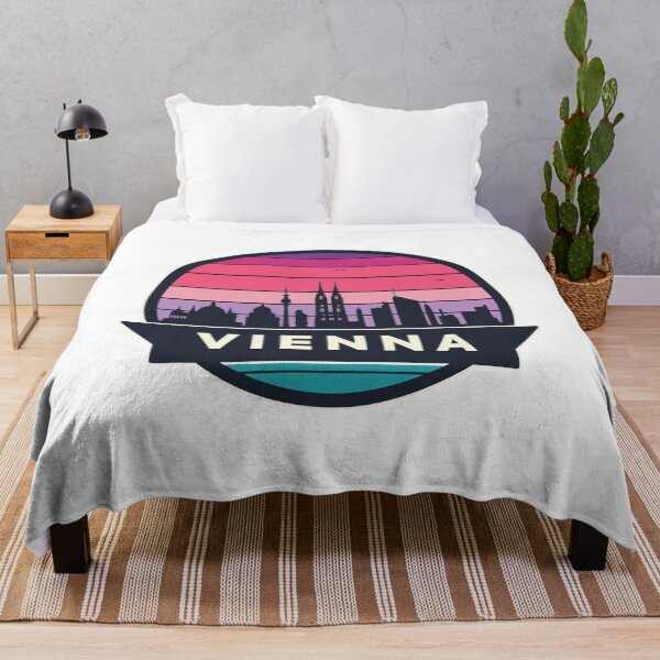 Item preview, Vienna Austria Travel Retro Emblem - Vintage Style Souvenir Design designed and sold by Timegraf.