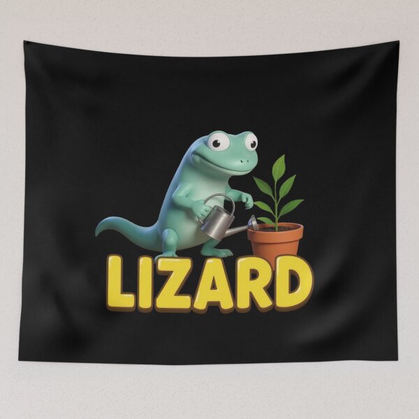 Item preview, Elio Lizard Watering Plant Meme designed and sold by lojadpop.
