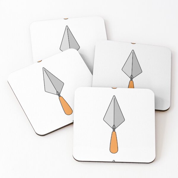 Item preview, Metal Diamond Shaped Drywall Trowel Graphic designed and sold by THP Creative.