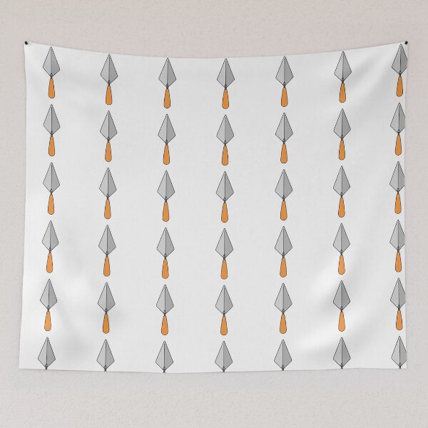 Item preview, Metal Diamond Shaped Drywall Trowel Graphic designed and sold by THP Creative.