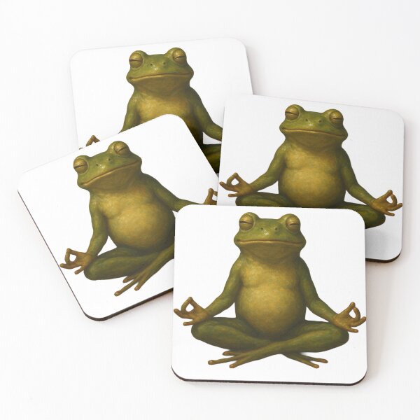 Item preview, Yoga frog  designed and sold by PixcelStudioB.