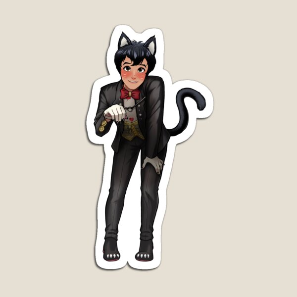 Item preview, Flirty Timothy Timepiece Sticker designed and sold by studioroguet.