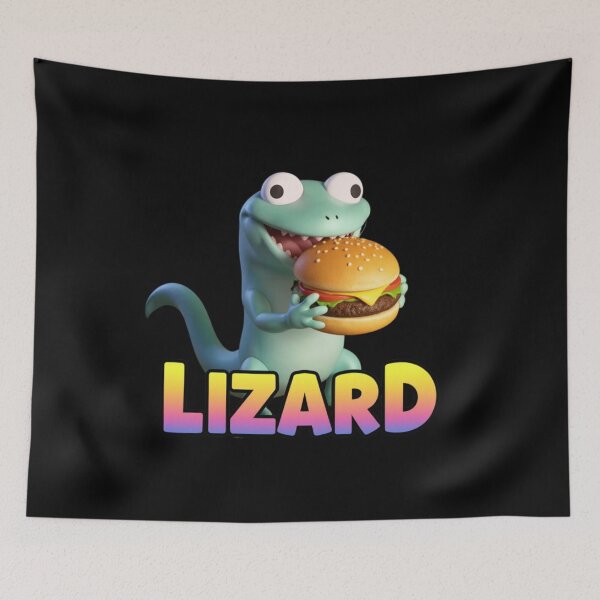 Item preview, Elio Lizard Meme Burger Design designed and sold by lojadpop.