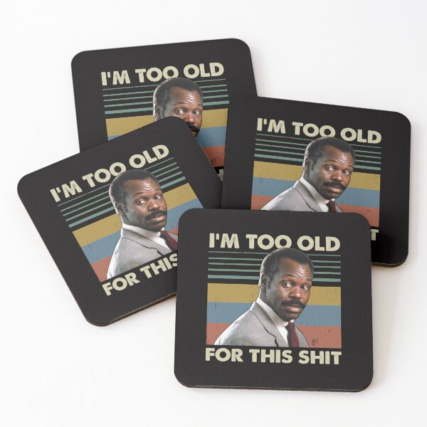 Item preview,  I'M Too Old For This Shit Vintage Danny Glover Lethal Weapon designed and sold by asgraphix.