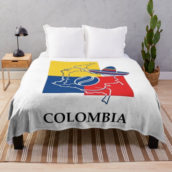 Item preview, Colombia Beloved Land: Coffee, Map and Hat designed and sold by ZuriRetroPrints.