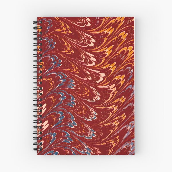 Item preview, Vintage Marbled Decorative Paper: Traditional Bookbinding Endpaper Design designed and sold by PinUpPizzazz.