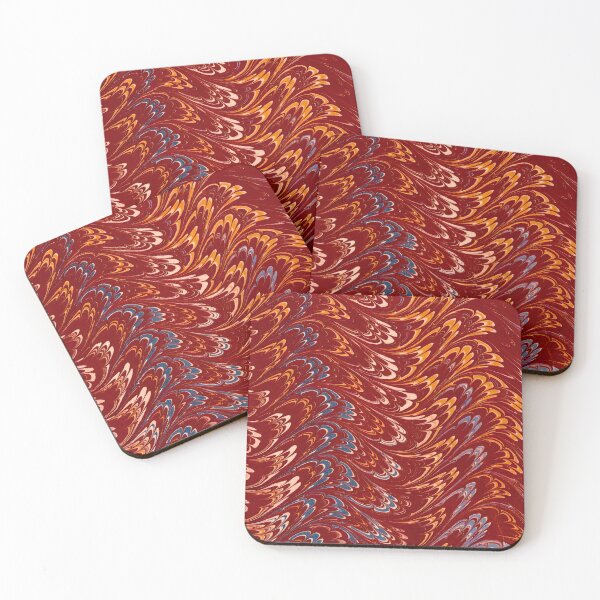 Item preview, Vintage Marbled Decorative Paper: Traditional Bookbinding Endpaper Design designed and sold by PinUpPizzazz.