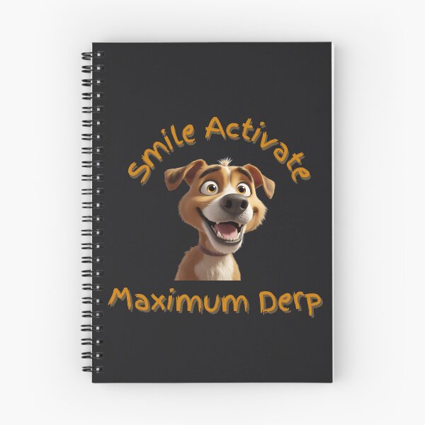 Item preview, Maximum Derp – Smiling Pup Design designed and sold by Mary_Quilter.