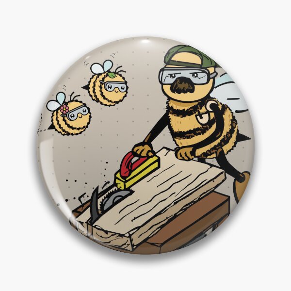 Item preview, Carpenter Bee At Work (pocket) designed and sold by BurgerDesigns.
