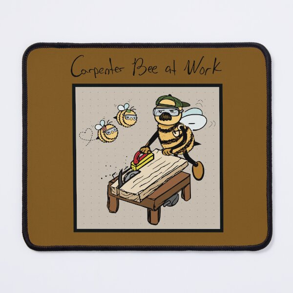 Item preview, Carpenter Bee At Work (pocket) designed and sold by BurgerDesigns.