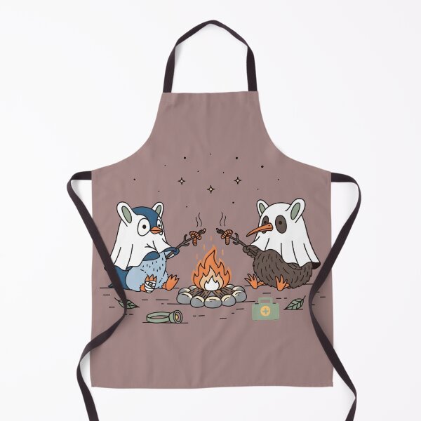 Item preview, Kiwi & Penguin Ghost Campfire Wildlife Care Crew designed and sold by MvuuStudio.