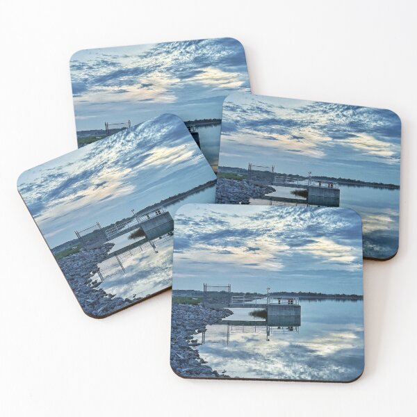 Item preview, 	Shoreline at Dusk — Reflections in Blue designed and sold by Dynahgrl.