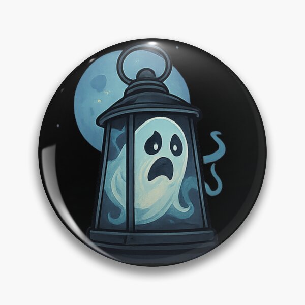Item preview, Scary Ghost in Lantern designed and sold by NoRestDesigns.