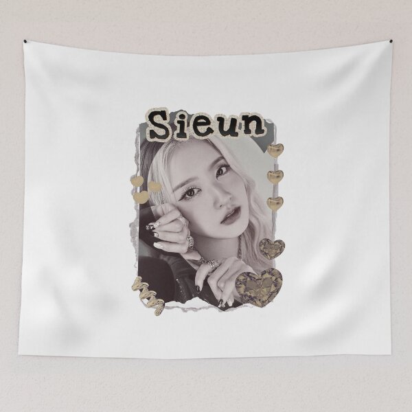 Item preview, STAYC Sieun Kpop Girl group Scrapbook Collage Cozy Y2K Vintage Design designed and sold by HELL0WBELLO.