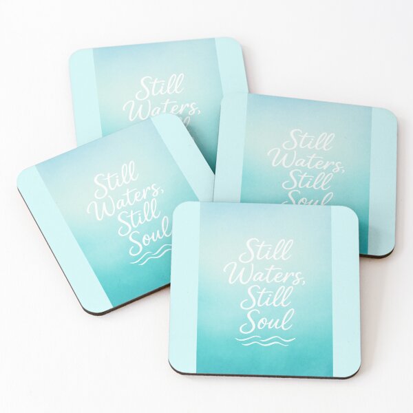 Item preview, Still Waters, Still Soul – Psalm 23 Christian Mental Health Sticker designed and sold by astersgraphics.