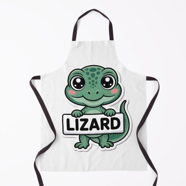 Item preview, Cute Cartoon Lizard Sticker – Chibi Style Reptile Design designed and sold by LEOdesignerArt.