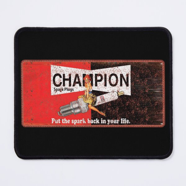Item preview, Pin Vintage Champion Spark Plugs Garage Sign and hundreds of other personalized products designed and sold by edsonmaciel1990.