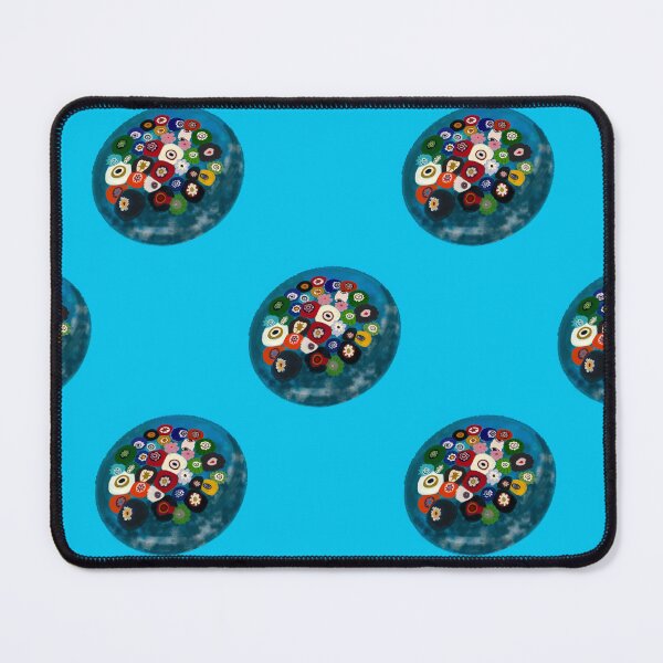 Item preview, Oval Millifiori Paperweight-Light Blue designed and sold by deblevart.