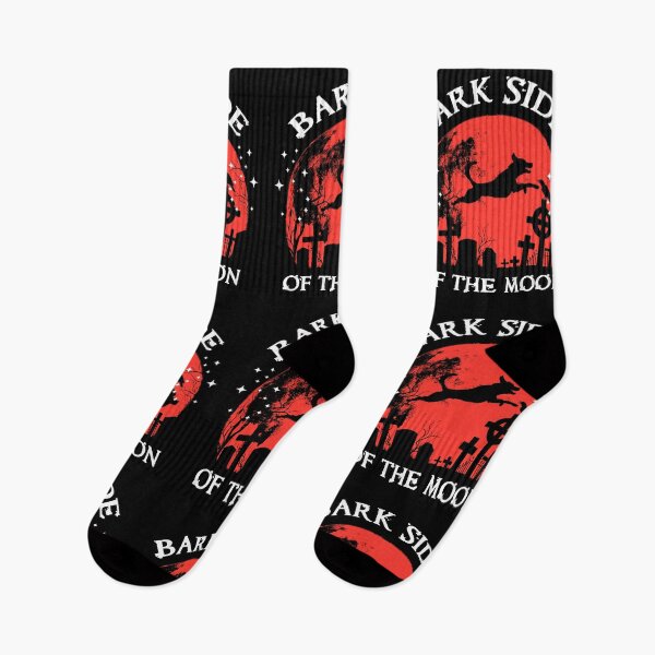 Item preview, Bark Side of the Moon Dog Graveyard Silhouette designed and sold by Dmetalx Art Apparel.