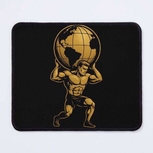 Item preview, Atlas Bodybuilder with Globe designed and sold by NoRestDesigns.