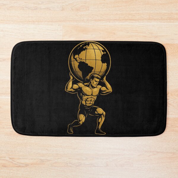 Item preview, Atlas Bodybuilder with Globe designed and sold by NoRestDesigns.