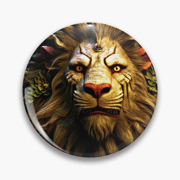 Item preview, Fantasy Lion Face With Flowing, Long Mane  designed and sold by DEC02.