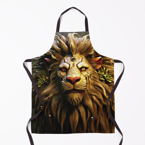 Item preview, Fantasy Lion Face With Flowing, Long Mane designed and sold by DEC02.