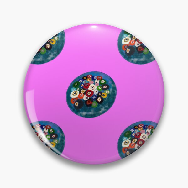 Item preview, Oval Millifiori Paperweight-Pink designed and sold by deblevart.