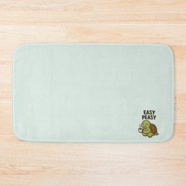Item preview, Easy Peasy Turtle Cartoon – Cute Tortoise Drinking Tea Illustration designed and sold by konthai.familyart.