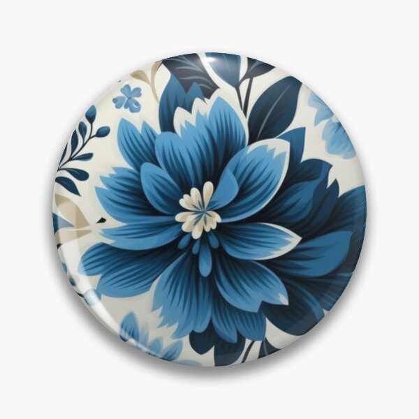 Artikelvorschau, blaue Blumen entworfen und verkauft von pksart1.