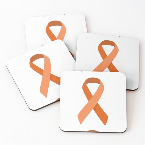 Item preview, Orange Leukemia Blood Cancer Awareness Ribbon Vector designed and sold by THP Creative.