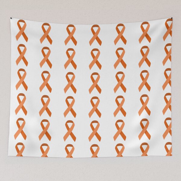 Item preview, Orange Leukemia Blood Cancer Awareness Ribbon Vector designed and sold by THP Creative.
