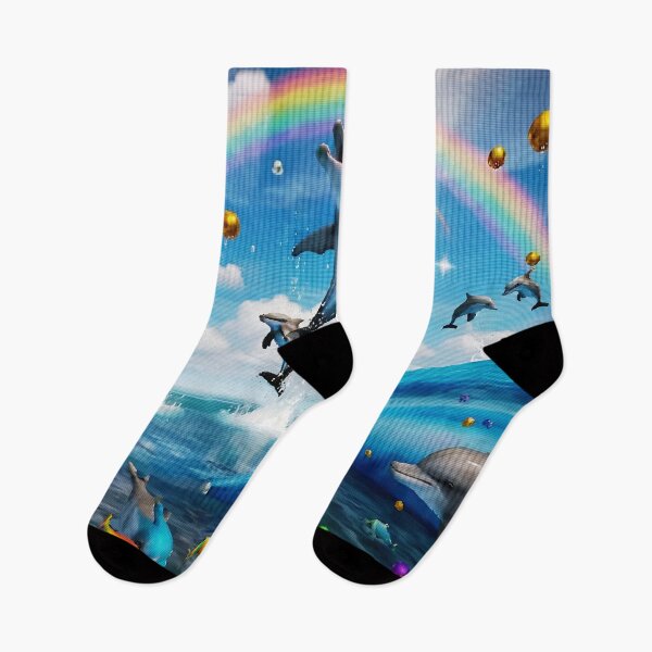 Item preview, Aesthetic And Colorful Dolphins With Console Graphics designed and sold by PocionGamer.