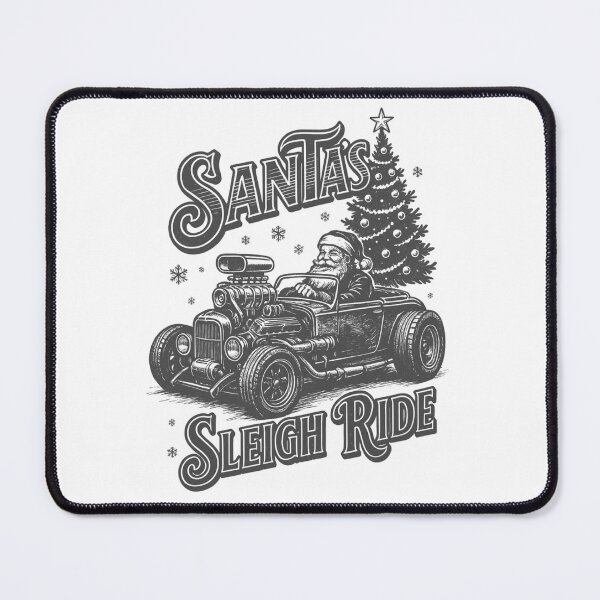 Item preview, Vintage Santa's Hot Rod Sleigh Ride designed and sold by Friends Custom Creations.