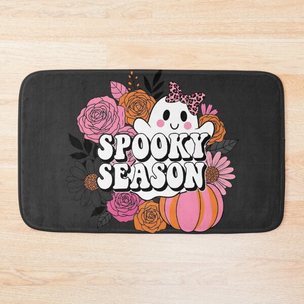 Item preview, Spooky Season Ghost with Pink Florals and Cute Halloween Aesthetic designed and sold by MvuuStudio.