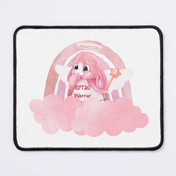 Item preview, CPTSD Warrior | Cute Bunny | Complex Trauma | PTSD designed and sold by The Courtesan Boutique.