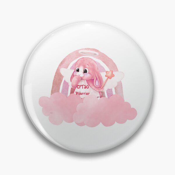 Item preview, CPTSD Warrior | Cute Bunny | Complex Trauma | PTSD designed and sold by The Courtesan Boutique.