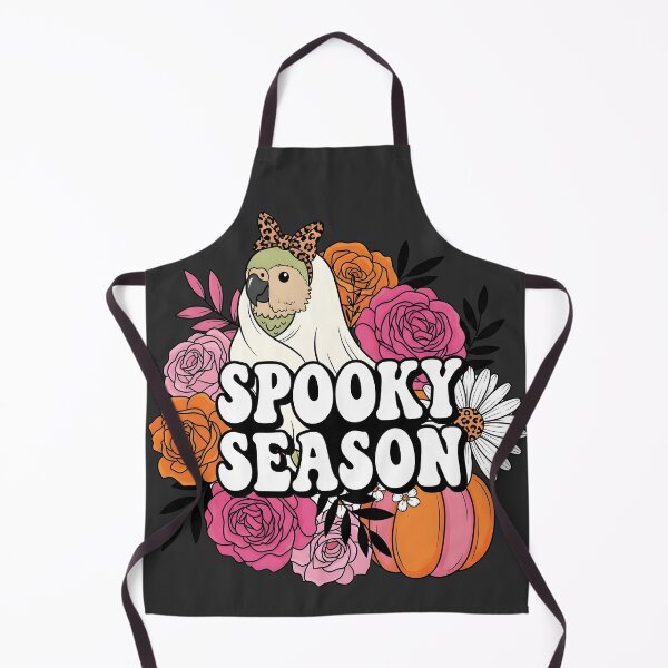 Item preview, Spooky Season Kakapo Ghost and Floral Halloween Design designed and sold by MvuuStudio.