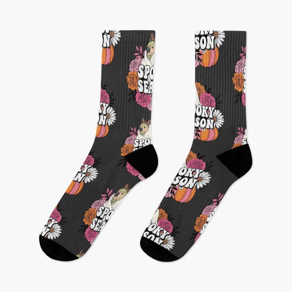 Item preview, Spooky Season Kakapo Ghost and Floral Halloween Design designed and sold by MvuuStudio.
