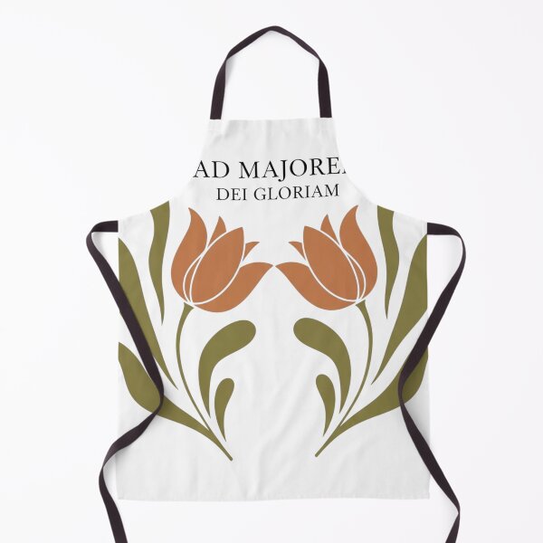 Item preview, Ad Mojerem Dei Gloriam Latin with Flowers designed and sold by Adorare-Co.