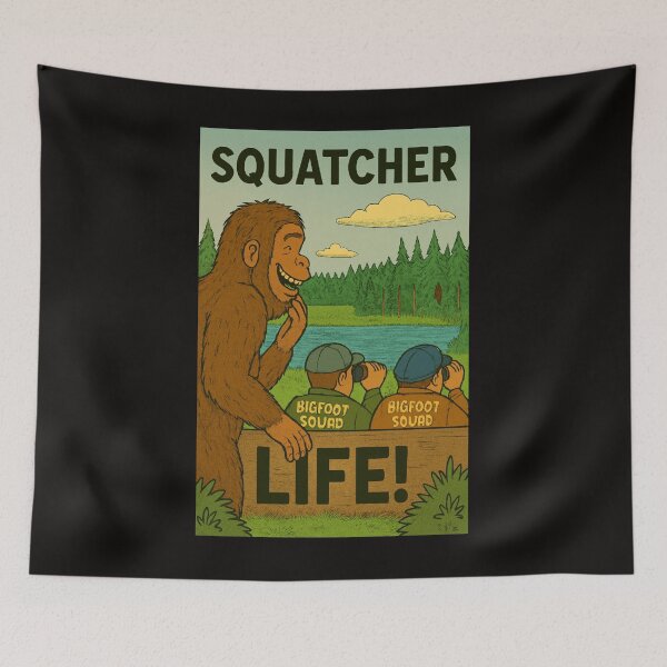 Item preview, Bigfoot Squad – Gone Squatching, sasquatchs designed and sold by Gazmerch.